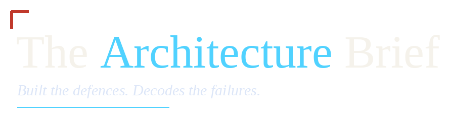 The Architecture Brief